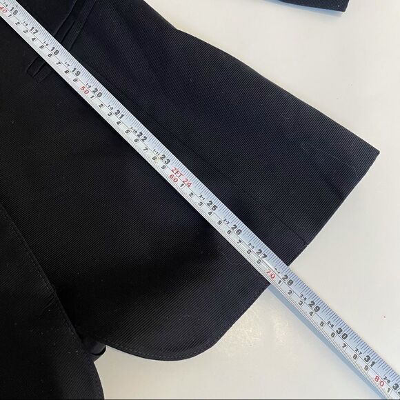 Vintage Escada  Navy Single  Button Floral Embroidered Blazer - Picture 16 of 16